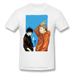 T-shirt Jujutsu Kaisen Anime japonais Yuji et Megumi