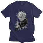 T-Shirt Jujutsu Kaisen Satoru Gojo Bleu