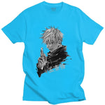 T-Shirt Jujutsu Kaisen Satoru Gojo bleu