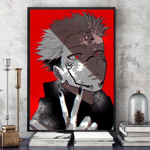 Poster Jujutsu Kaisen Le Roi des fléaux Décoration intérieur