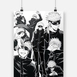 Poster Jujutsu Kaisen Manga Satoru Gojo Suspension