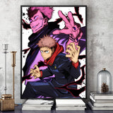 Poster Jujutsu Kaisen Yuji et Sukuna Décoration intérieur