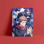 Poster Jujutsu Kaisen Trio d'élite Décoration