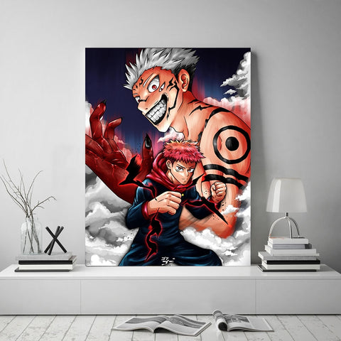 Poster Jujutsu Kaisen Yuji Itadori Réceptacle