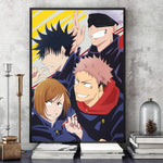 Poster Jujutsu Kaisen Exorcistes de Première année Décoration Intérieur