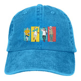 Casquette Jujutsu Kaisen Générique bleu