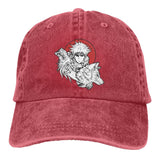 Casquette Jujutsu Kaisen Megumi Fushiguro rouge