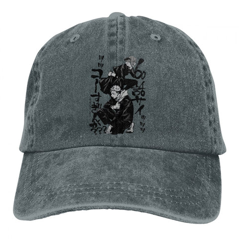 Casquette Jujutsu Kaisen Yuji et Nobara