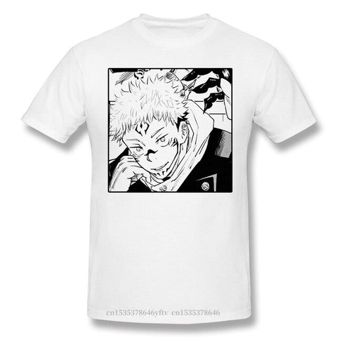 Tee-Shirt Jujutsu Kaisen Yuji et les griffes de Sukuna