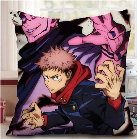 Coussin Jujutsu Kaisen Itadori et Sukuna